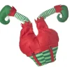Raz Imports 20inch Animated Musical Elf Legs 4116344 Red