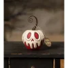 Bethany Lowe Red Apple With White Poison Ornament Mini LA2053