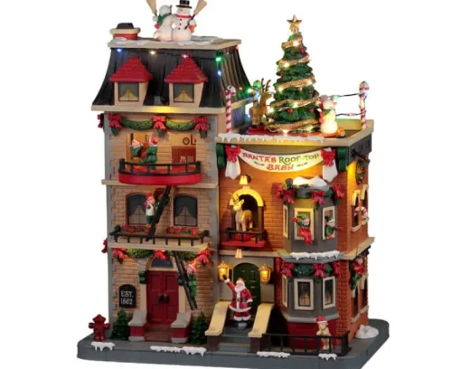 Lemax Santa'S Rooftop Bash, incl. adapter (4.5V)