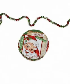 Bethany Lowe SN7534 Mini Jolly Bead Garland