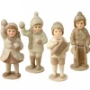 Bethany Lowe TD6103 Mini Tradtional Snow Child Christmas Ornaments