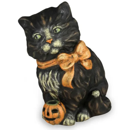 Bethany Lowe VL7875 Halloween Cat with Jol
