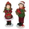 Willow Brooks Secret Christmas Red and green boy and girl w/berries 2 assorted